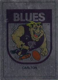 1991 Select AFL Stickers #43 Carlton Blues Front